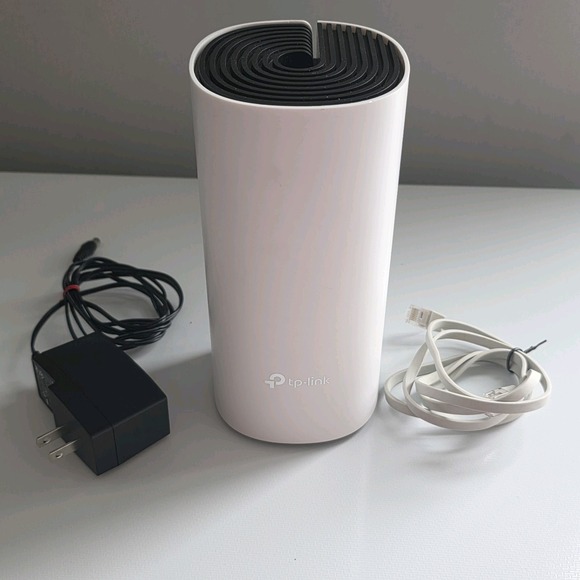 TP-LINK Deco M4R AC1200 Dual-Band Wi-Fi 5 Mesh Router With Cords Tested Works - Picture 1 of 7